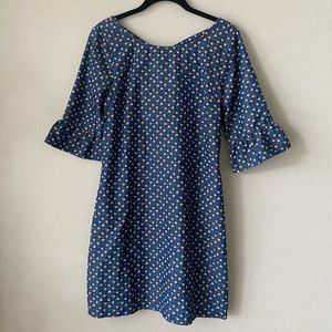 🌹NWOT Modcloth Medium Blue Cottagecore Daisy Dress